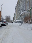 Уборка последствий снегопада ул. Школьная д.12а